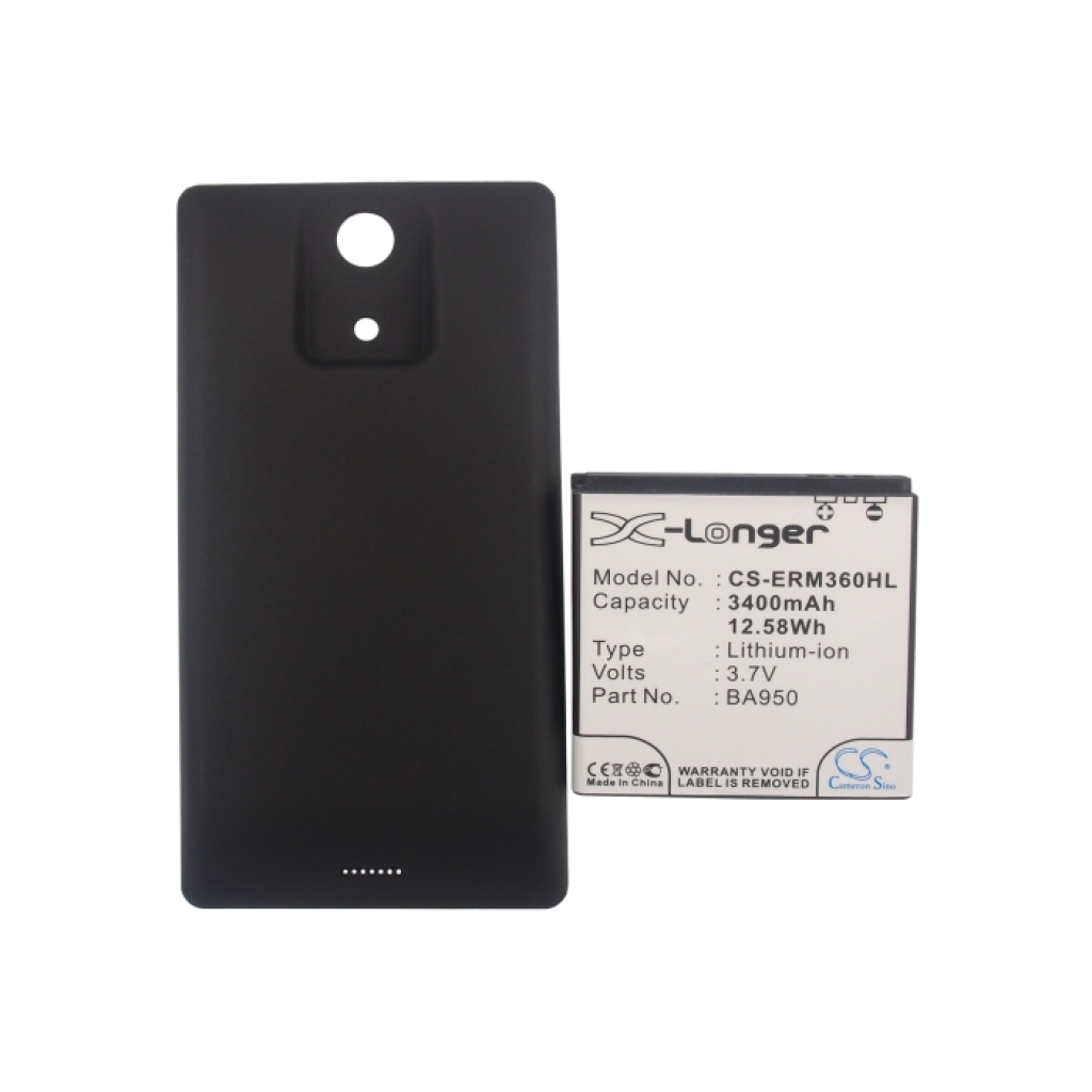 Battery compatible with Sony Ericsson CS-ERM360HL