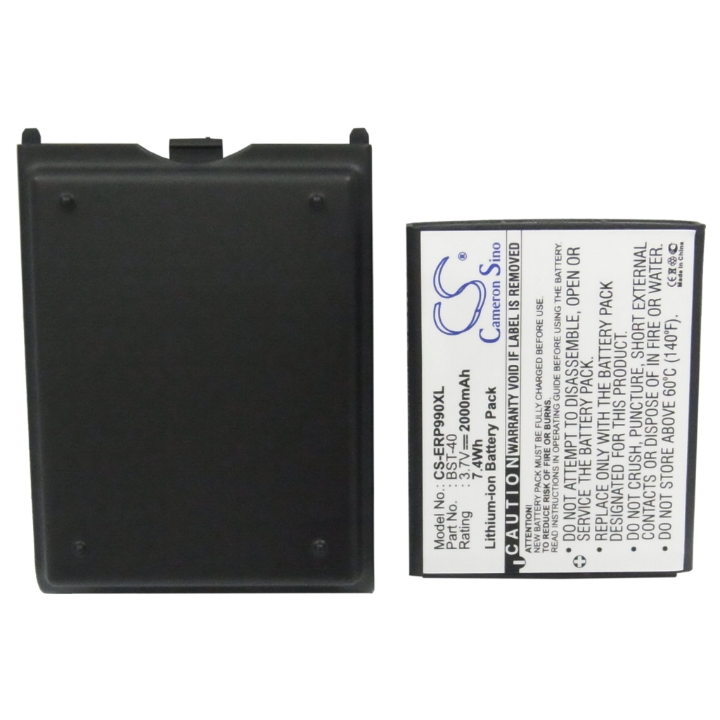 Battery compatible with Sony Ericsson CS-ERP990XL