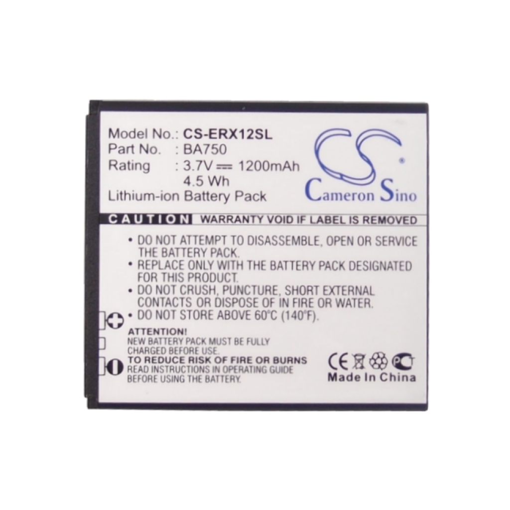 Mobile Phone Battery Sony Ericsson LT15i