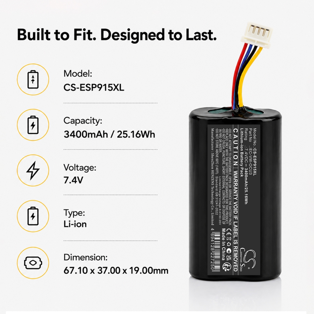 Battery compatible with Audi