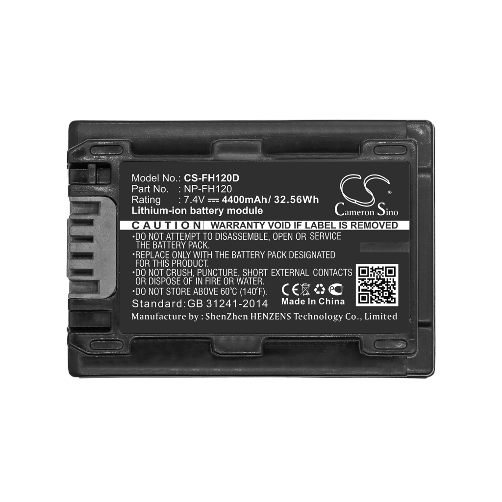 Batteries compatible with Sony CR-HC51E CR-HC51E CS-FH120D