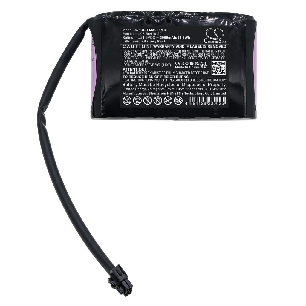 Batteries compatible with Fujifilm Sonosite PX P23597-05 CS-FMX235MD