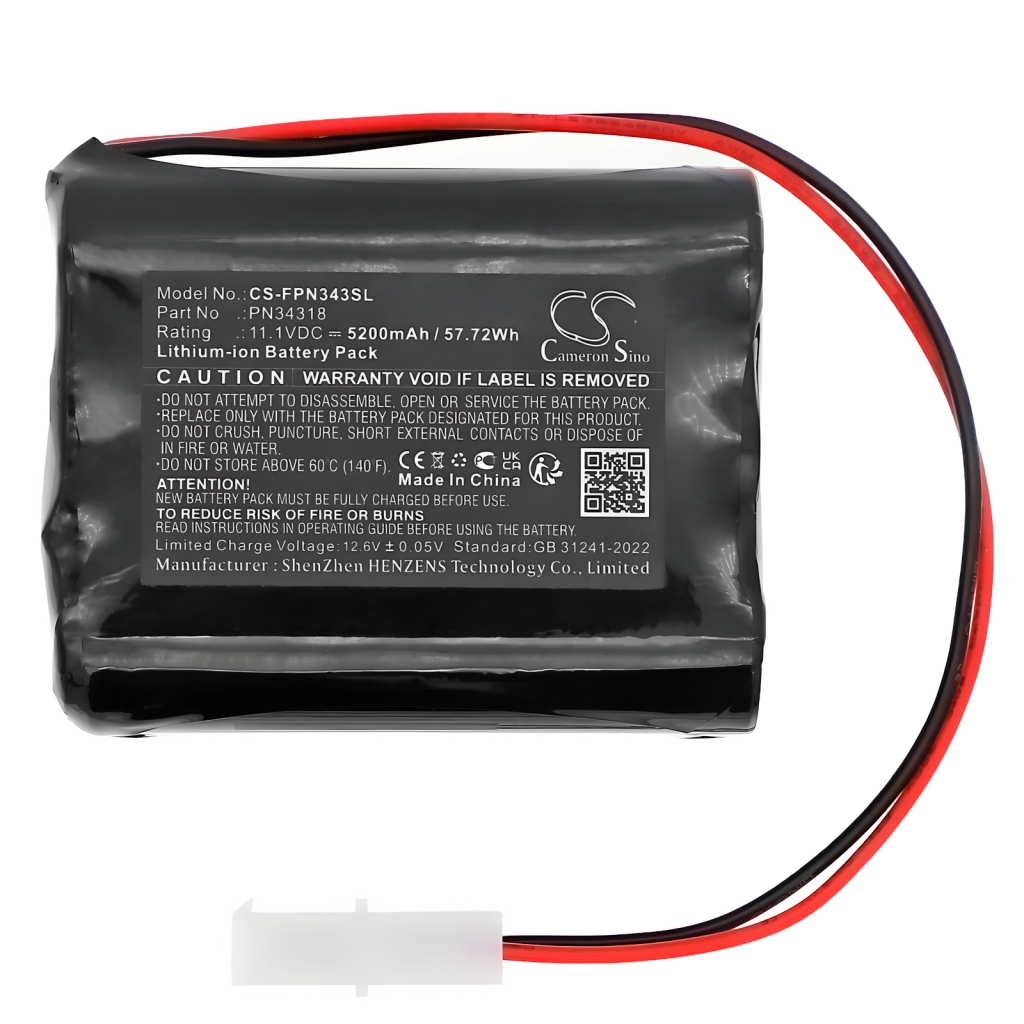 Batteries for sports equipment Foxpro CS-FPN343SL
