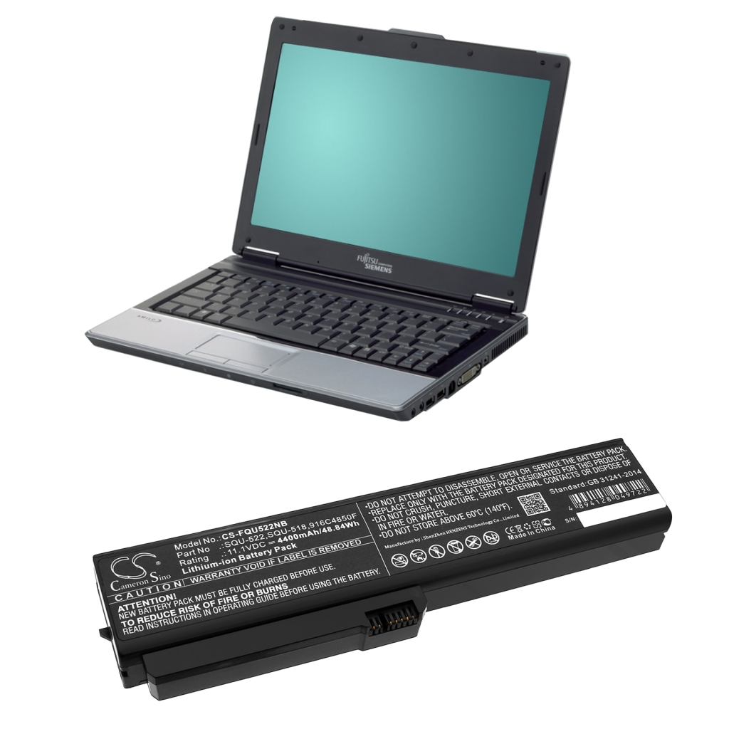 Notebook battery HEDY CS-FQU522NB