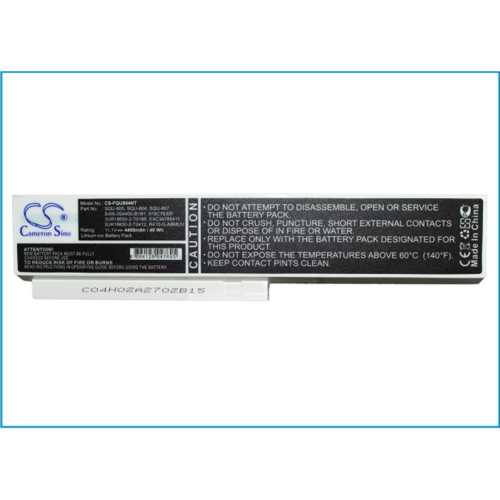 Notebook battery HASEE CS-FQU804NT