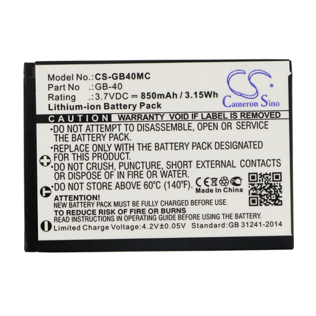 Battery for GE E1040