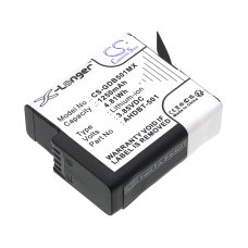 Compatible battery replacement for GoPro 601-10197-00,601-27537-000,AABAT-001,AABAT-001-AS,AHDBT-501...