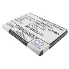 Compatible battery replacement for GARMIN 010-10987-03,361-00033-00,361-00033-01