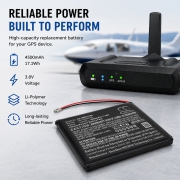Battery compatibleWith GPS, Navigator Battery