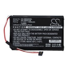 Compatible battery replacement for Garmin 361-00035-06