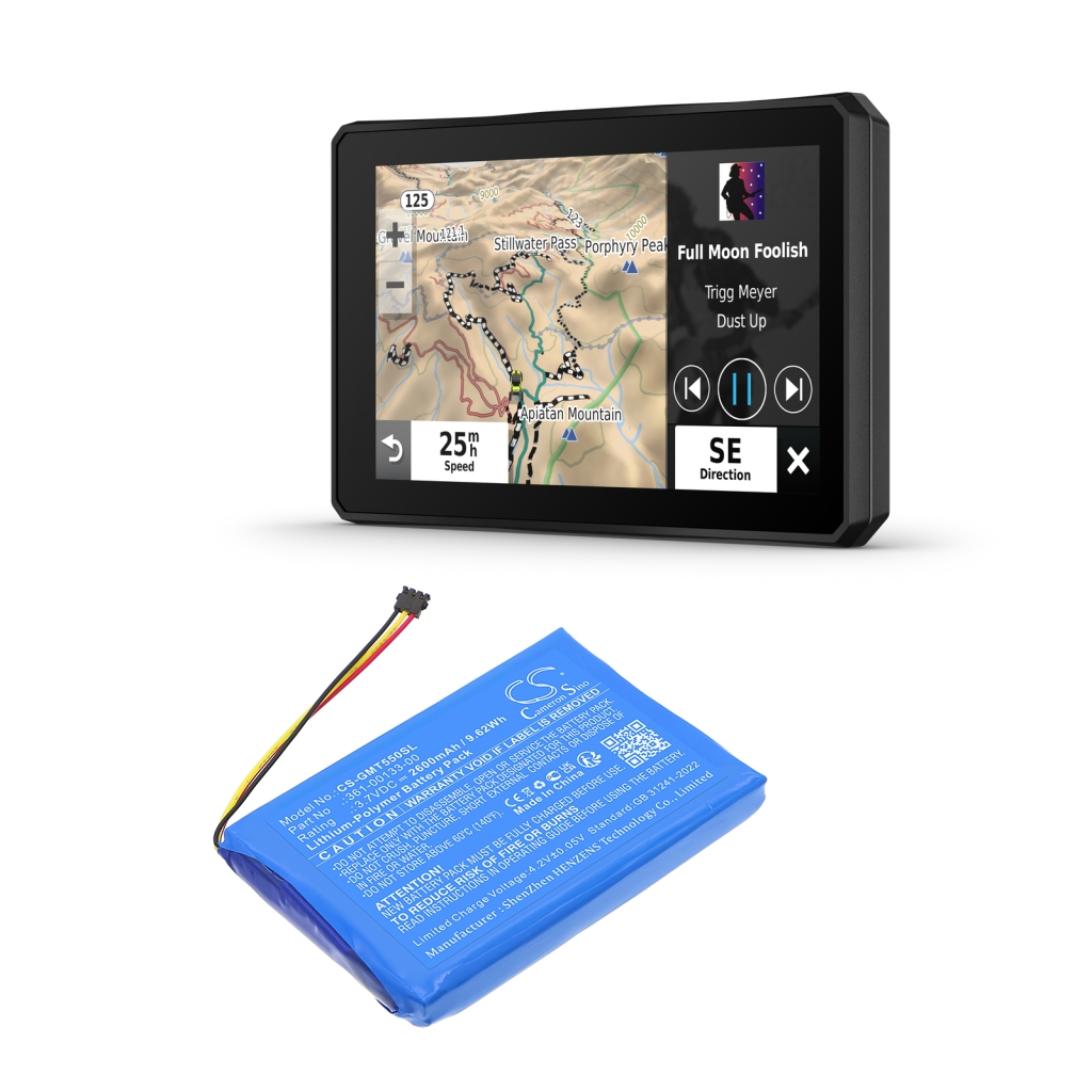 GPS, Navigator Battery Garmin CS-GMT550SL