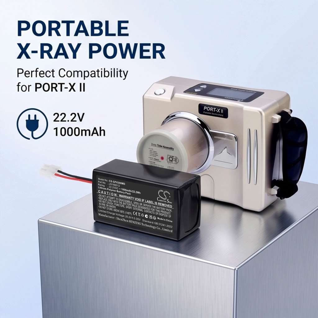Batteries compatible with GENORAY PORT-X Ⅱ CS-GPX200MD