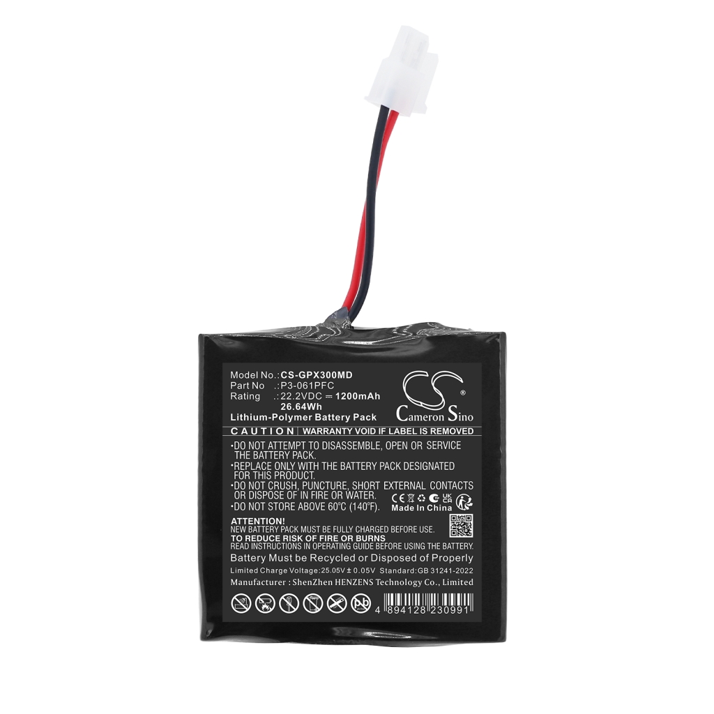 Batteries compatible with GENORAY PORT-X Ⅲ CS-GPX300MD