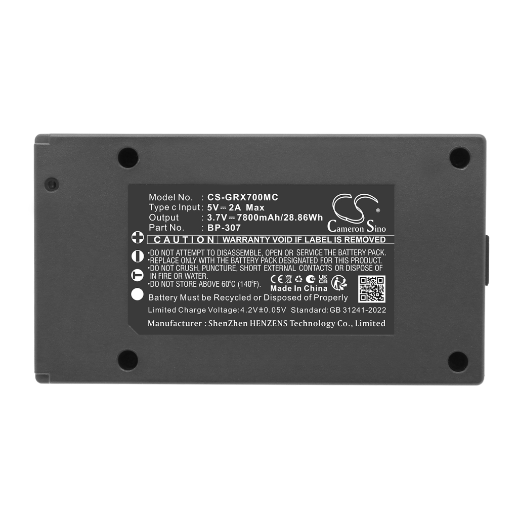 Battery compatible with Gardepro Meidase CS-GRX700MC