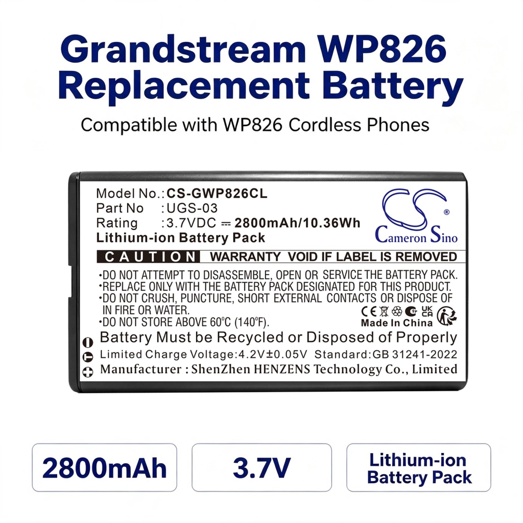 Battery compatible with Grandstream