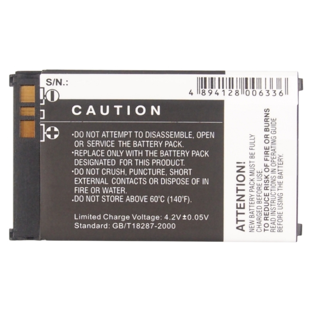 Compatible battery replacement for Sharp CE-BL150,SNN5828,XN-1BT30