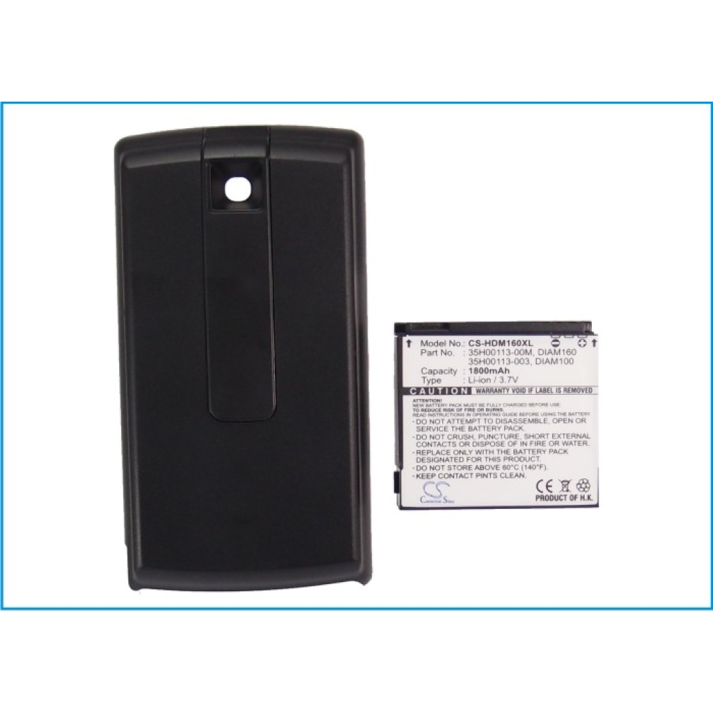 Battery compatible with HTC SoftBank T-Mobile CS-HDM160XL