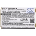 Battery Replaces BTY3000Li11