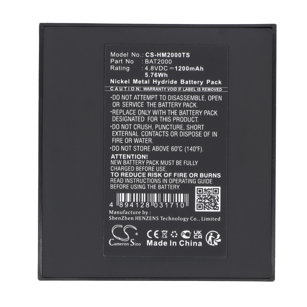 Battery compatible with HME CS-HM2000TS