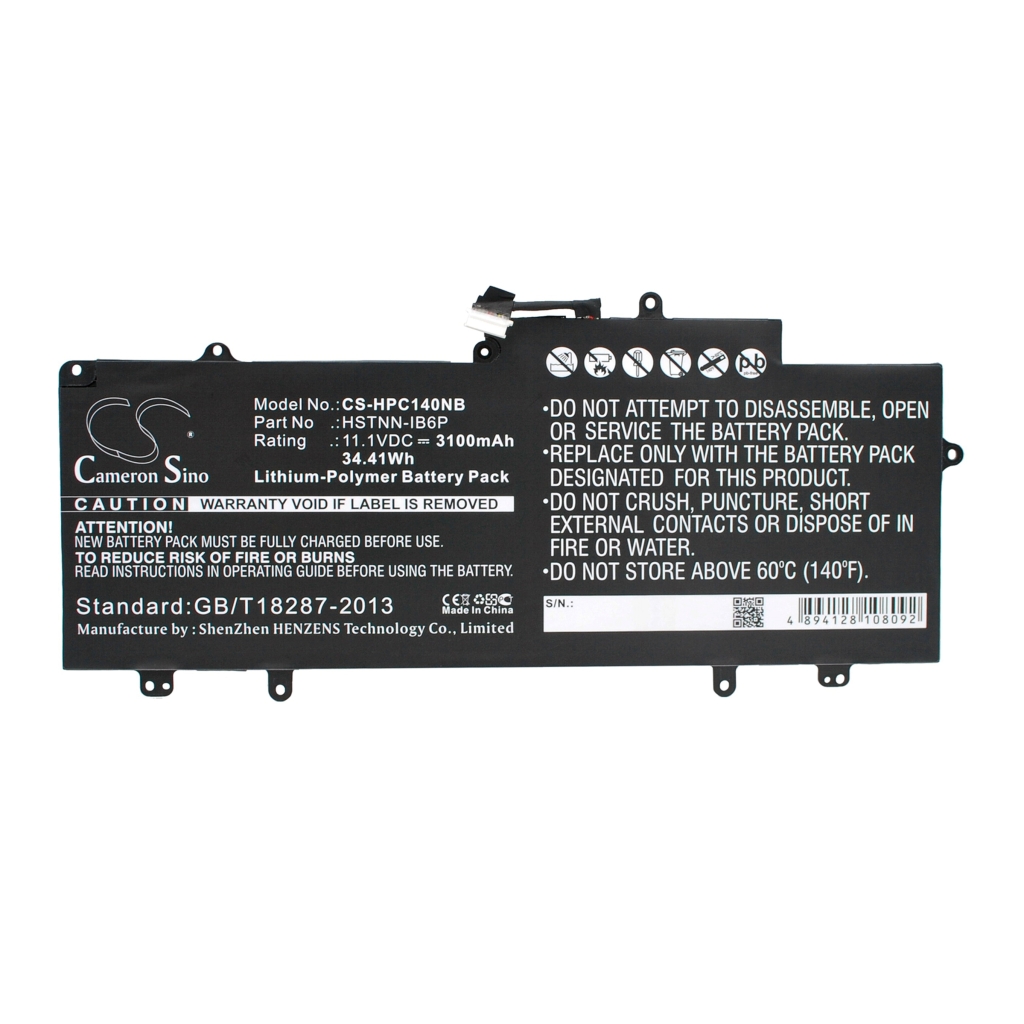 Notebook battery HP Chromebook 14-2015la LTNA (CS-HPC140NB)
