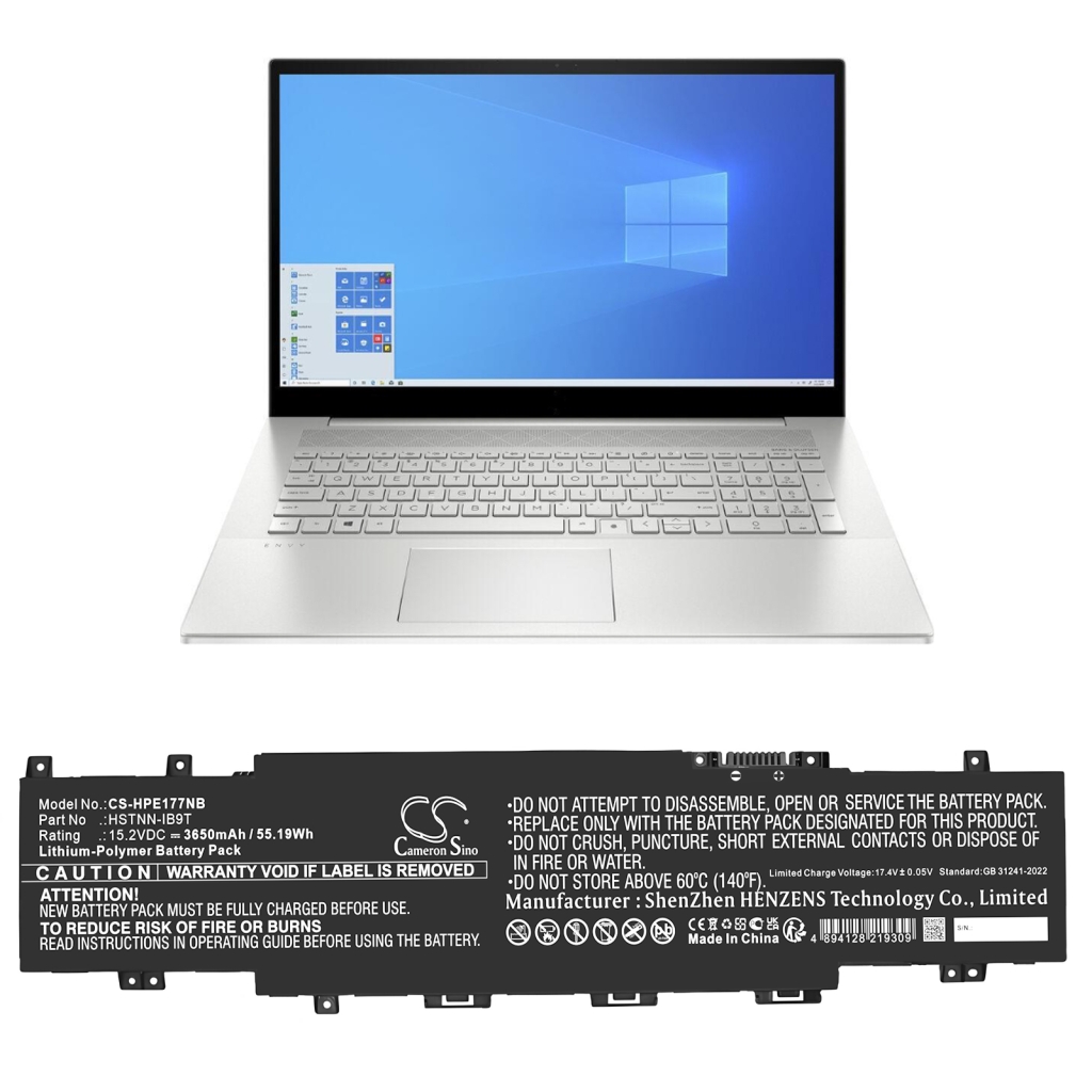 Notebook battery HP CS-HPE177NB