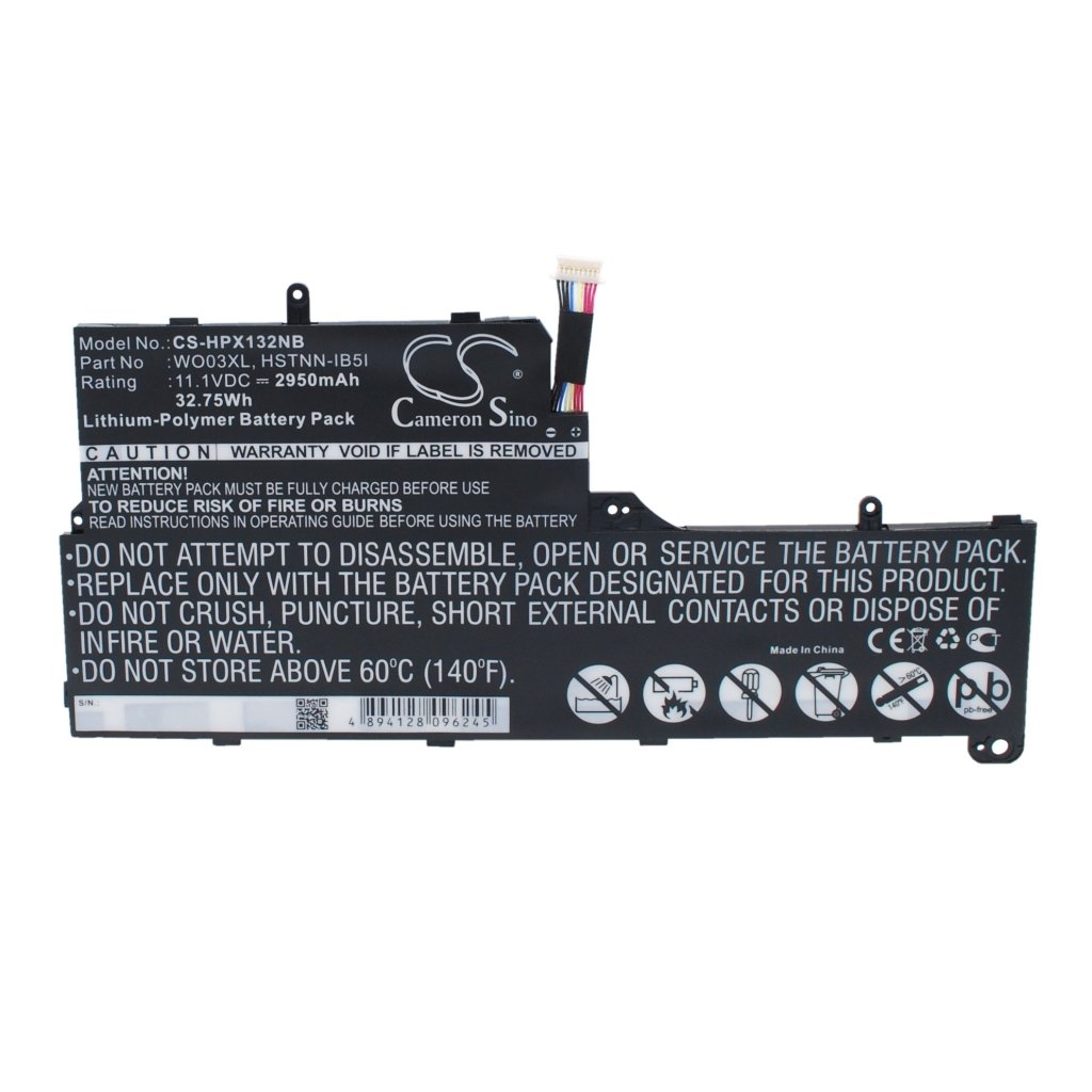 Battery Replaces WO03XL