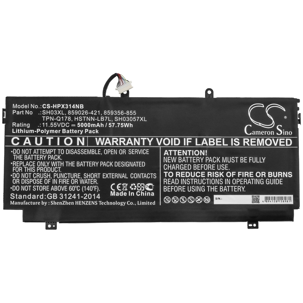 Notebook battery HP ENVY 13-AB097