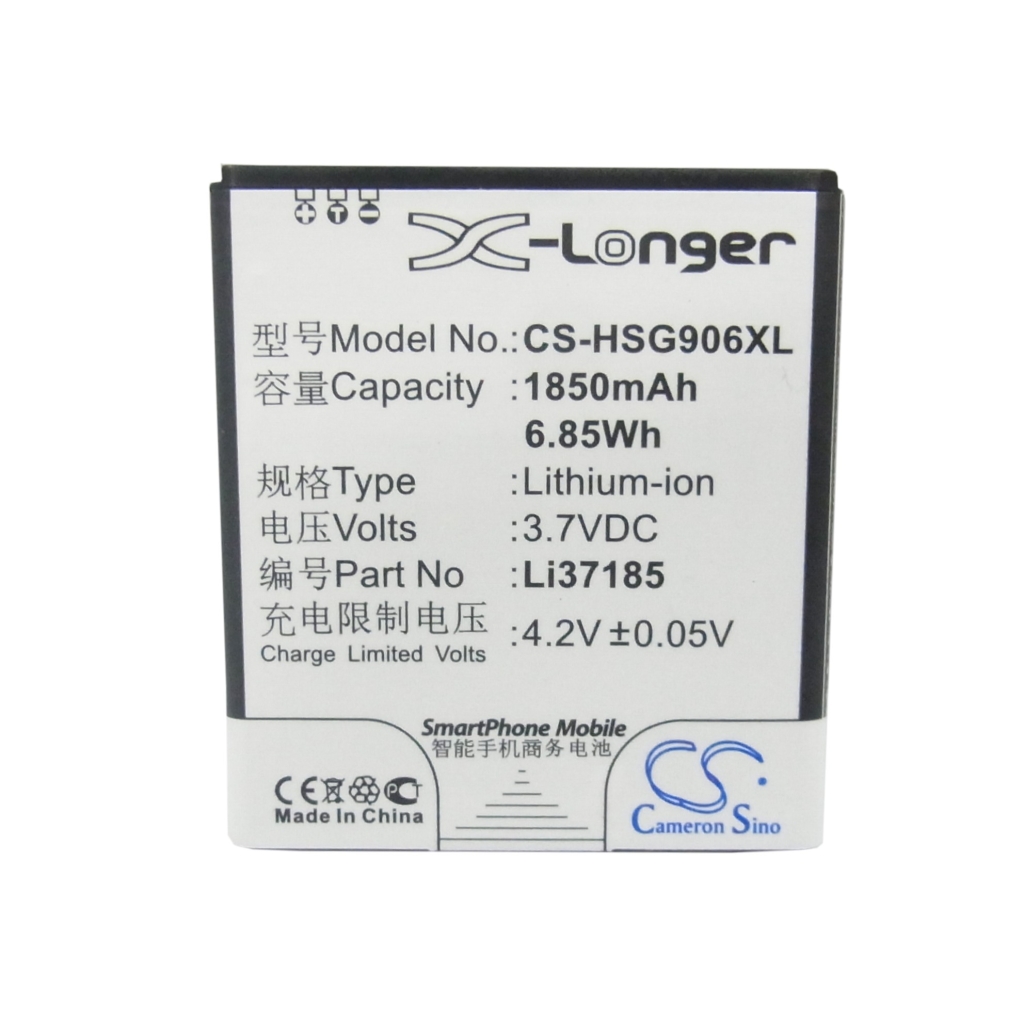 Battery compatible with Hisense CS-HSG906XL
