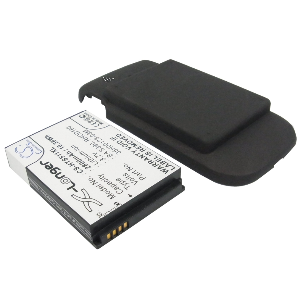 Battery compatible with HTC Sprint CS-HTS511XL