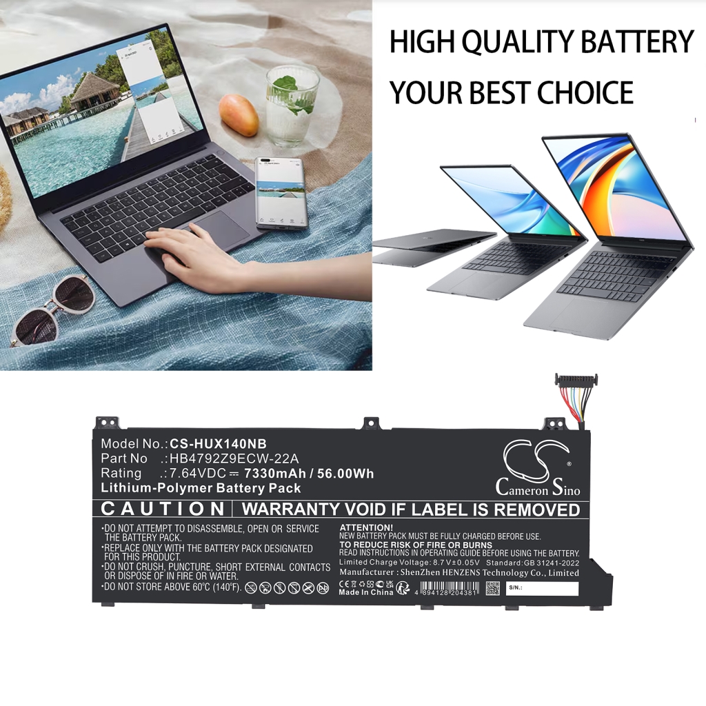 Notebook battery Honor CS-HUX140NB
