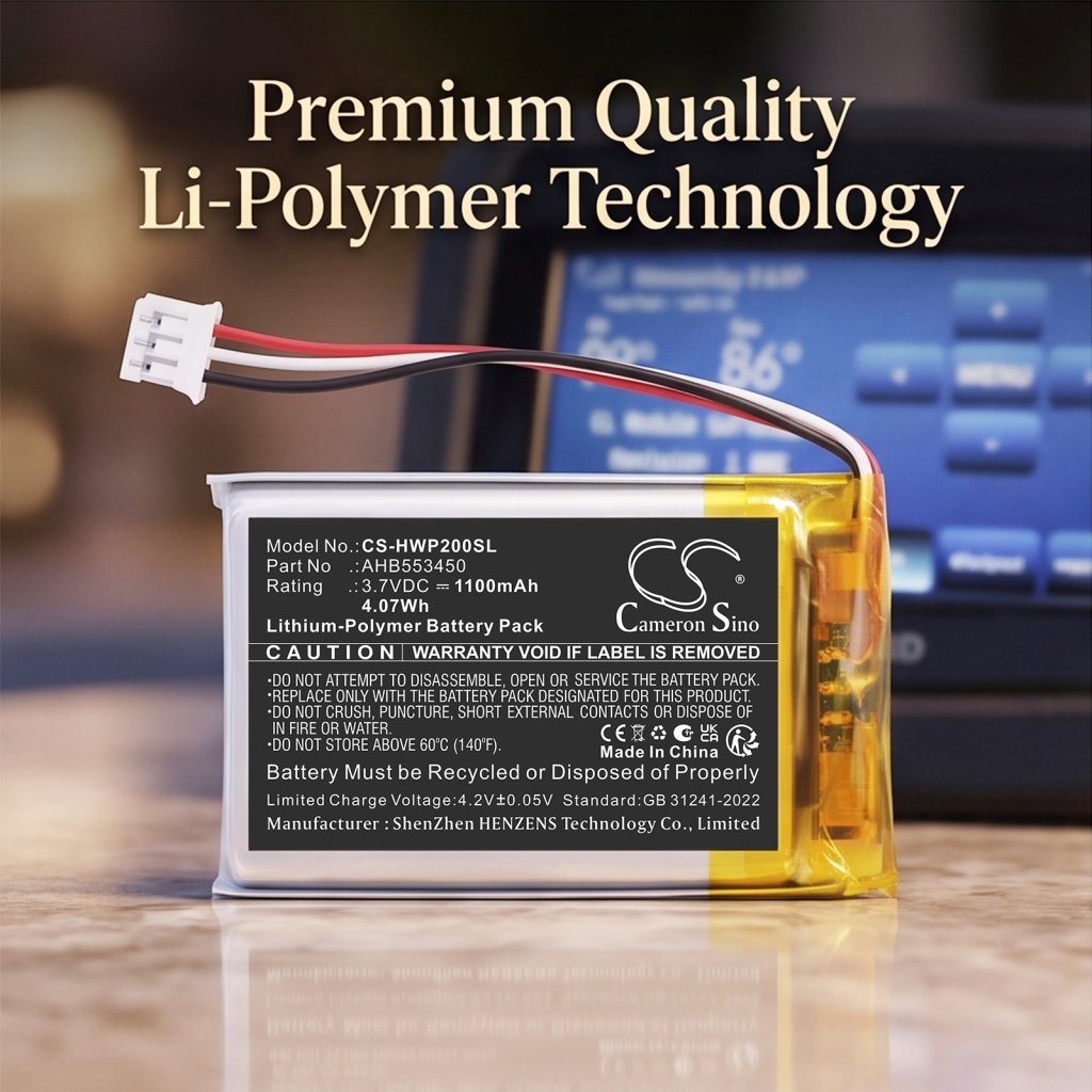 Batteries compatible with Hayward AQL2-POD2 AquaPod Wireless Remote Control CS-HWP200SL