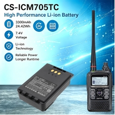 Compatible battery replacement for Icom BP-307