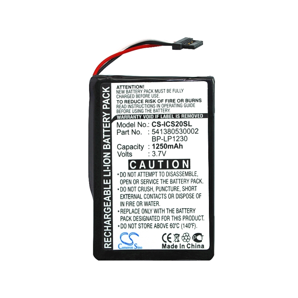 Batteries GPS, Navigator Battery CS-ICS20SL