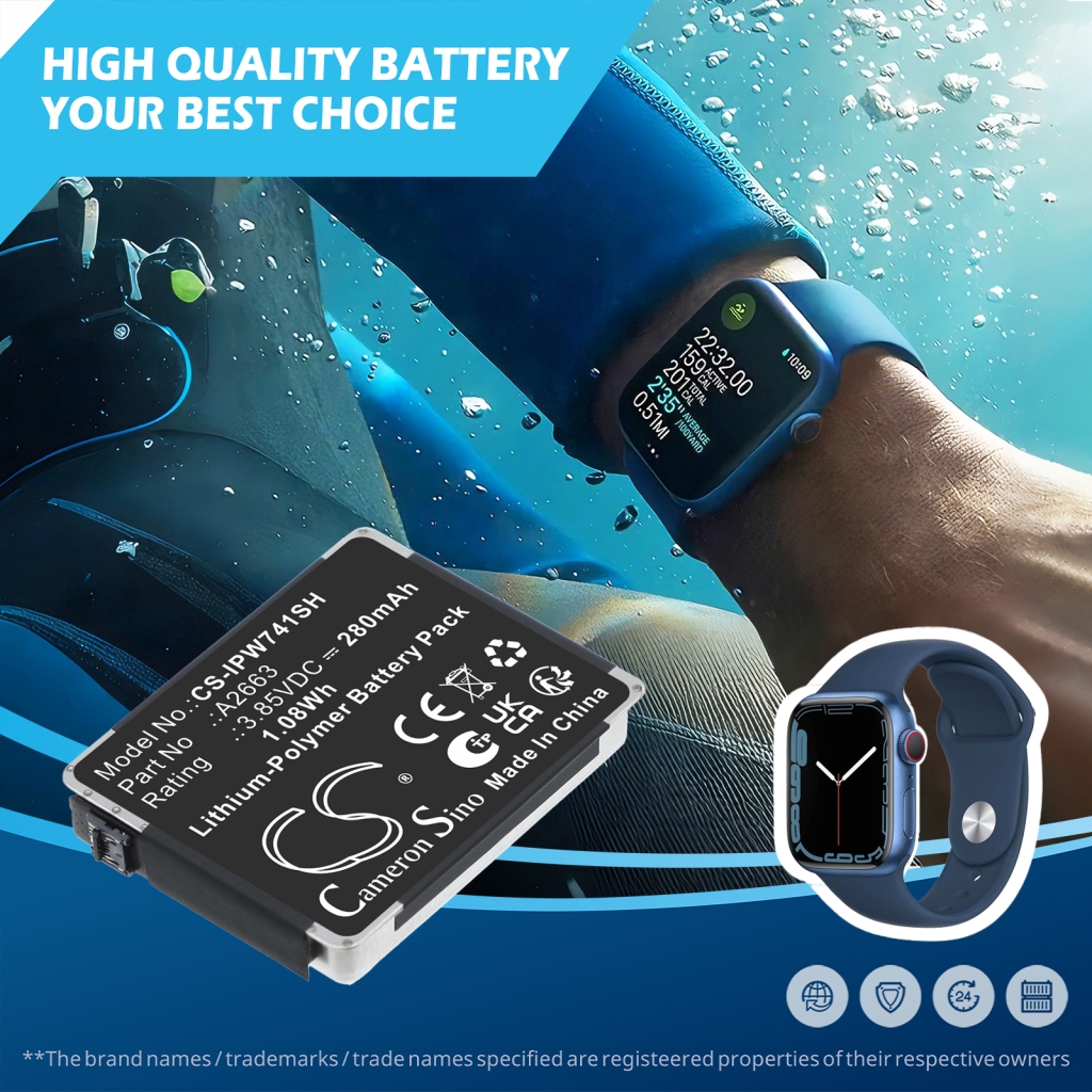 Smartwatch Battery Apple CS-IPW741SH