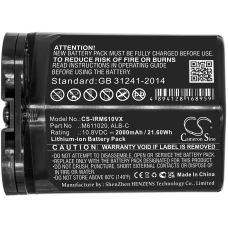 Compatible battery replacement for Irobot 4650149,ABL-C,ALB-C,M611020