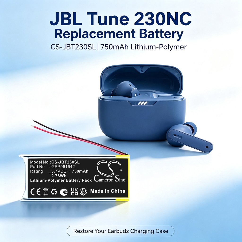 Battery compatible with Wireless Headset Battery