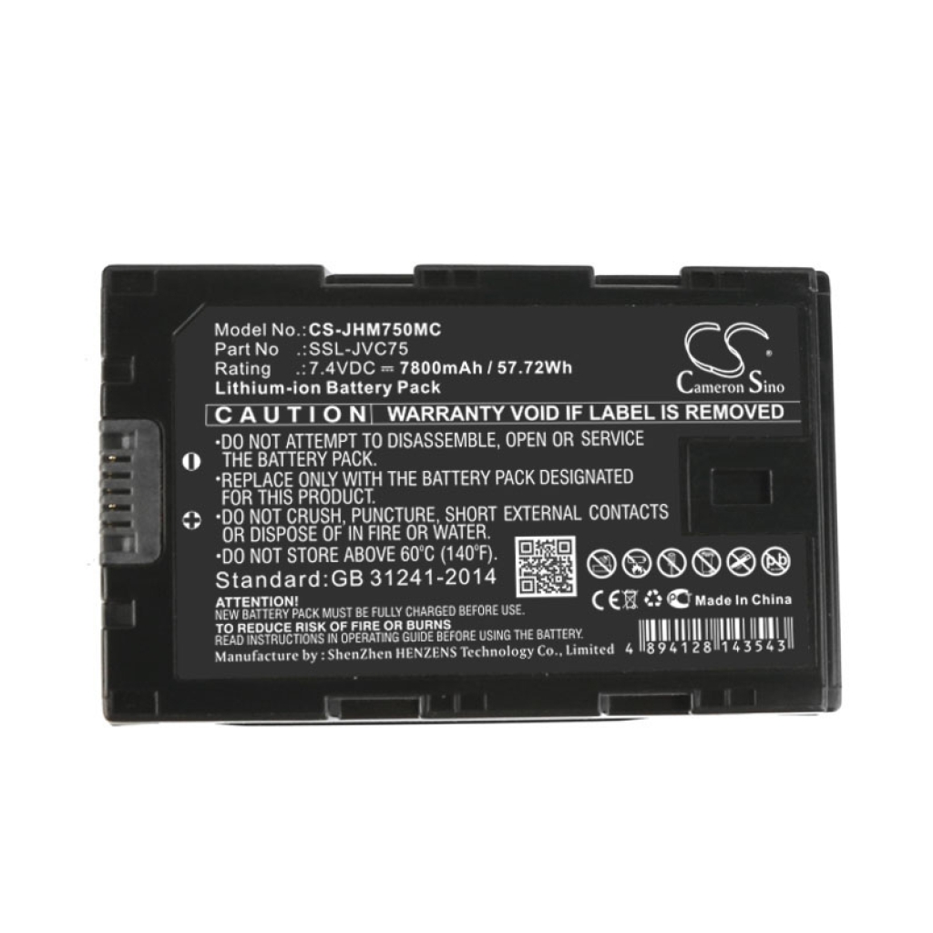 Camera Battery JVC GY-HMQ10U