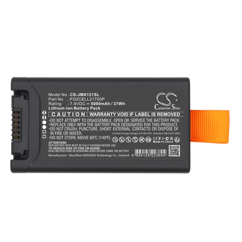 Compatible battery replacement for Jbl FG2CELL21700P