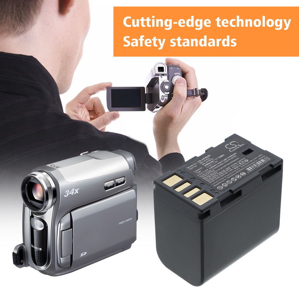 Battery Replaces JVC BN-VF923U CS-JVF823D