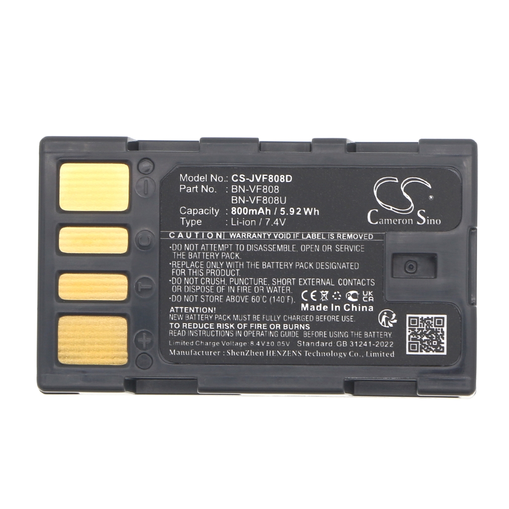 Camera Battery JVC GZ-MG435H