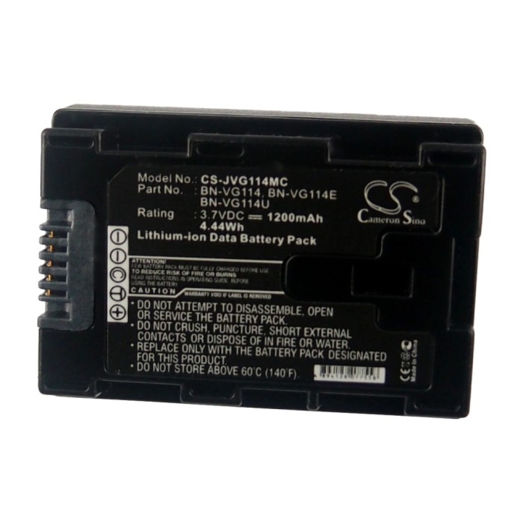 Compatible battery replacement for JVC BN-VG114,BN-VG114AC,BN-VG114E,BN-VG114SU,BN-VG114U...