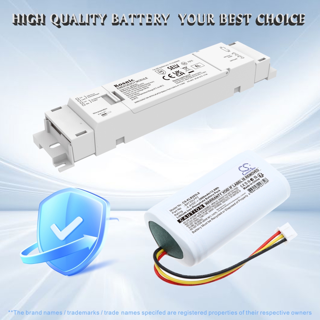 Battery compatible with Kosnic