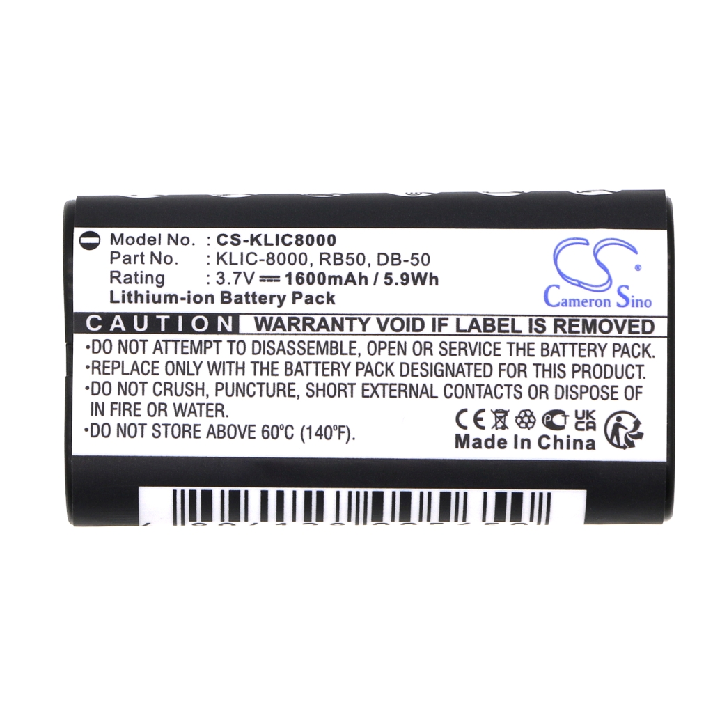 Battery for Camera RICOH Caplio RZ1