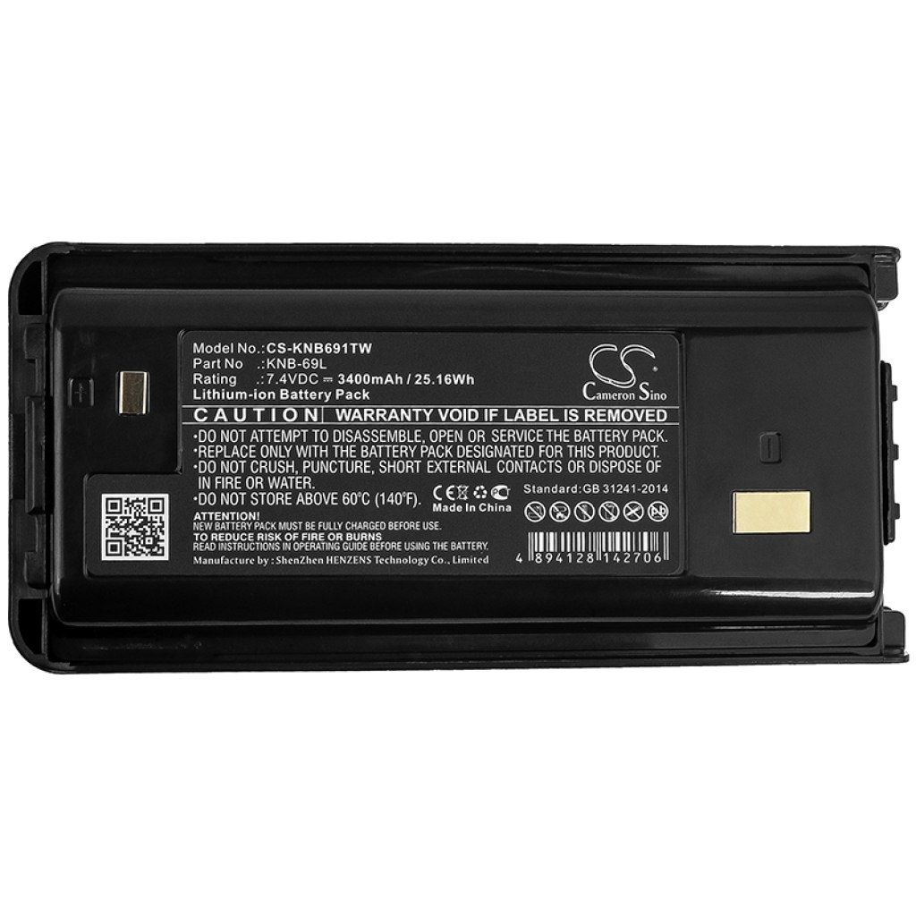 Two-Way Radio Battery Kenwood TK-3402U16P