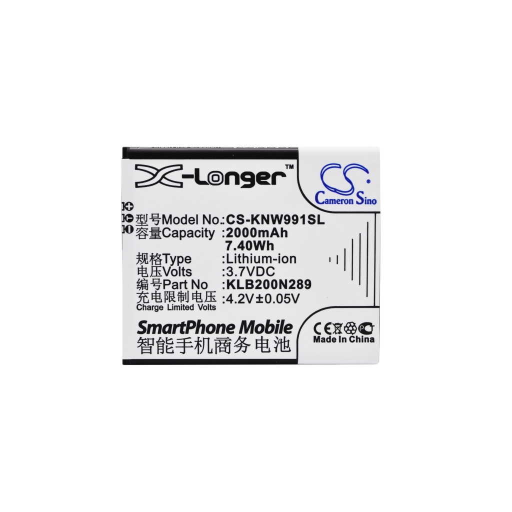 Mobile Phone Battery Avvio CS-KNW991SL