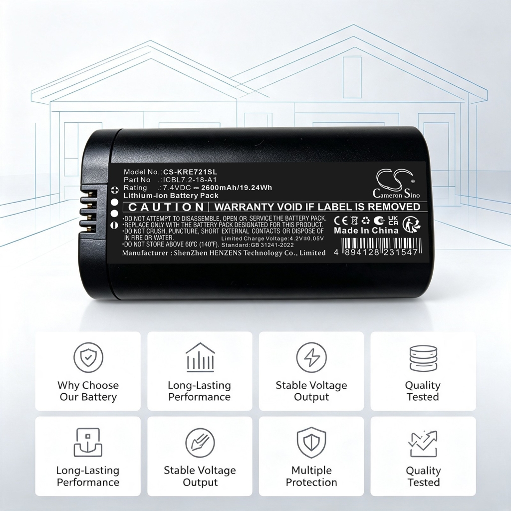 Battery compatible with Ikea