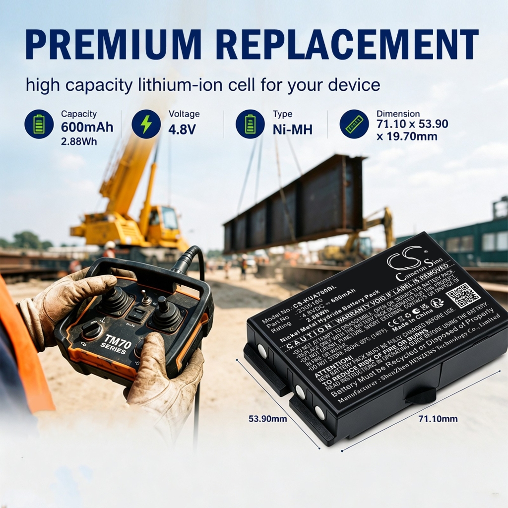 Battery compatible with Ikusi