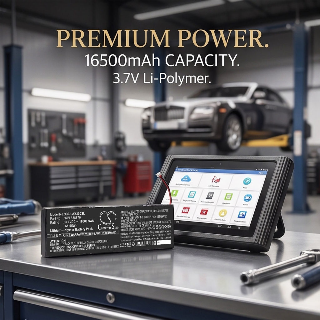 Battery compatible with Launch CS-LAX300SL