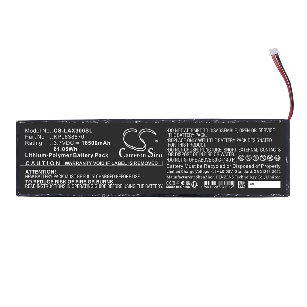Battery compatible with Launch CS-LAX300SL