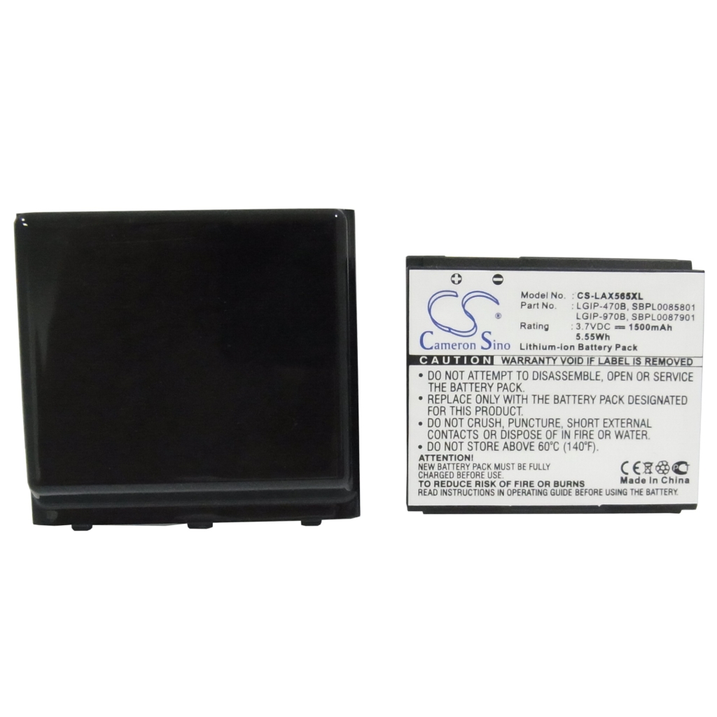 Battery compatible with LG CS-LAX565XL